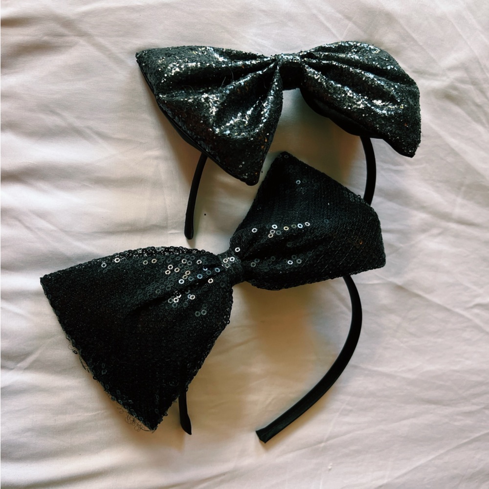Oversized Bow Headband Set